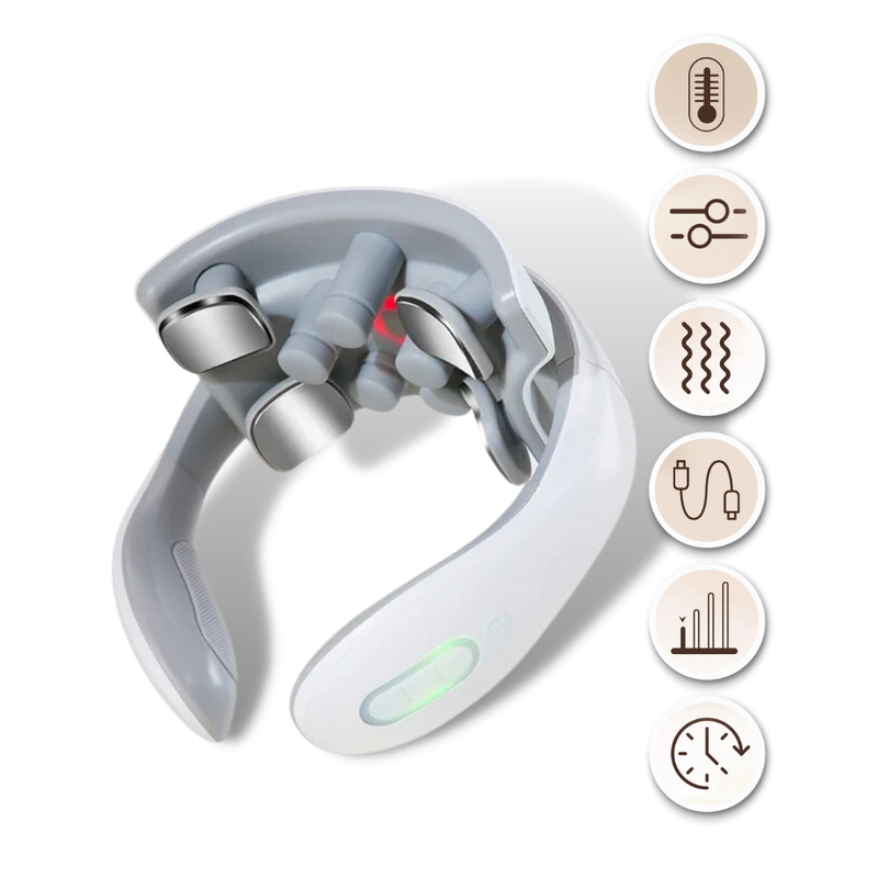 Four Head Relief Neck and Shoulder Massager