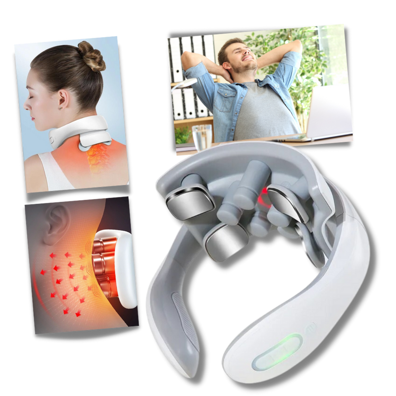 Four Head Relief Neck and Shoulder Massager