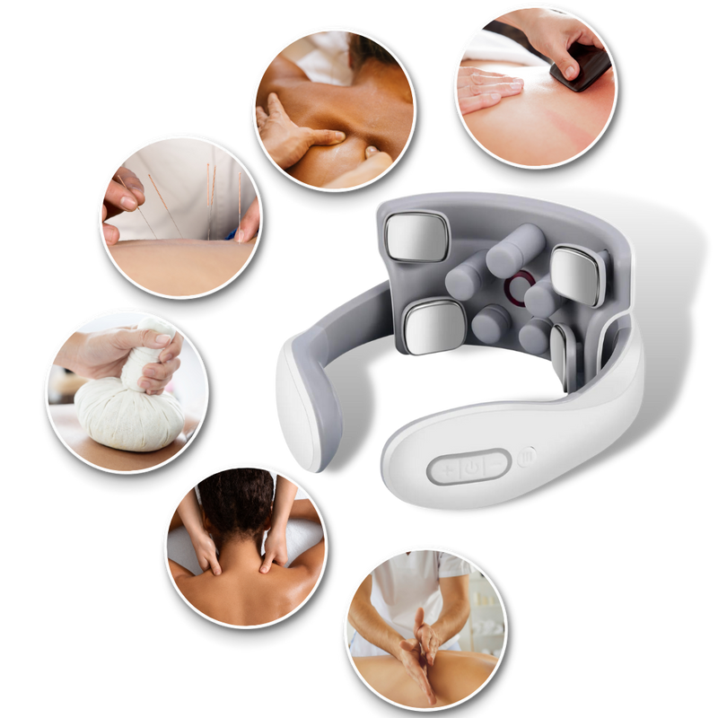 Four Head Relief Neck and Shoulder Massager