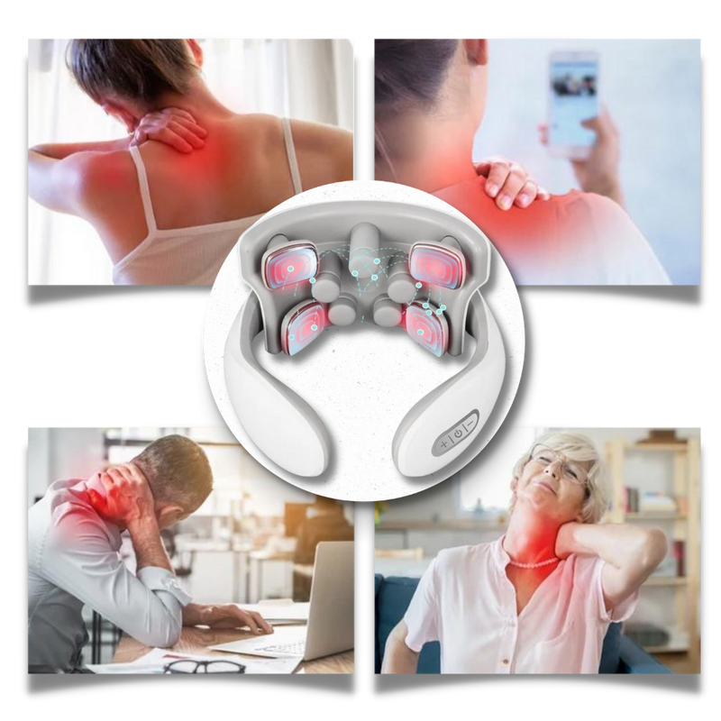 Four Head Relief Neck and Shoulder Massager