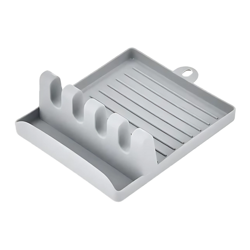 Four-Slot Non Slip Spatula Rack