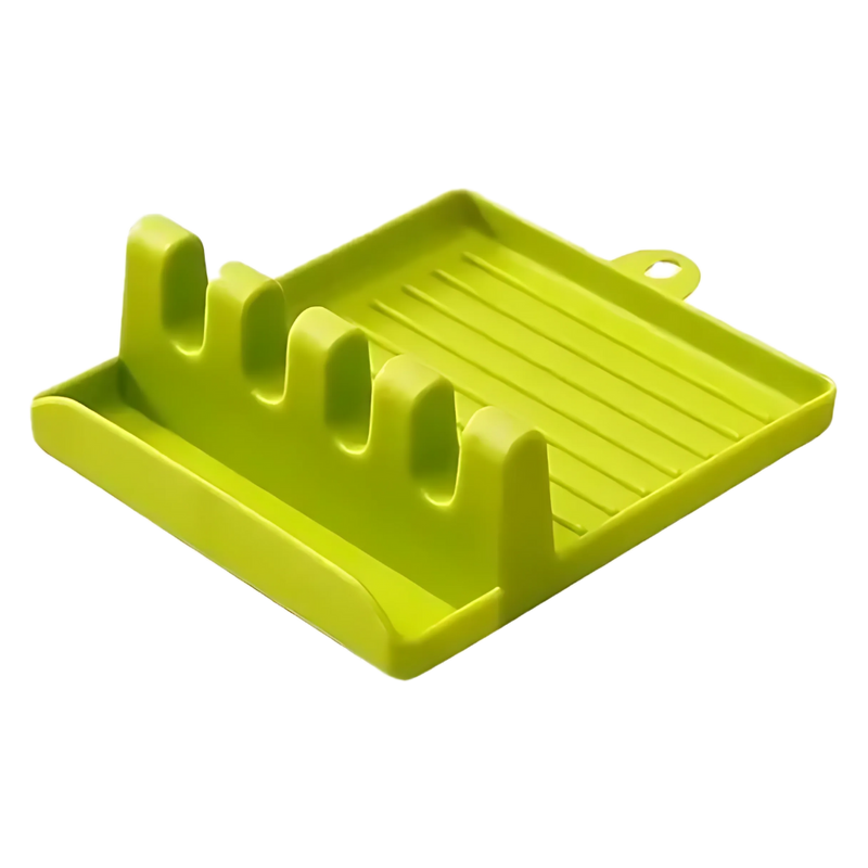 Four-Slot Non Slip Spatula Rack