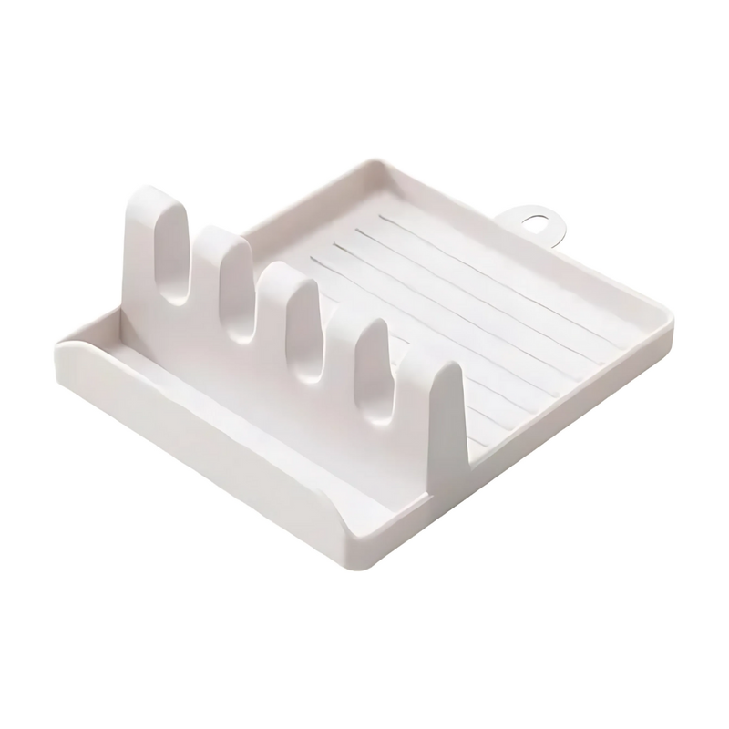 Four-Slot Non Slip Spatula Rack