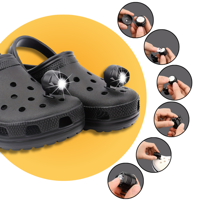 Hands-Free Waterproof Crocs Light