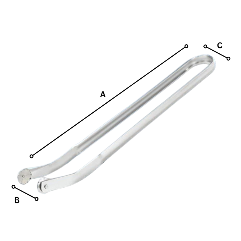 Heat Resistant Barbecue Flip Tongs