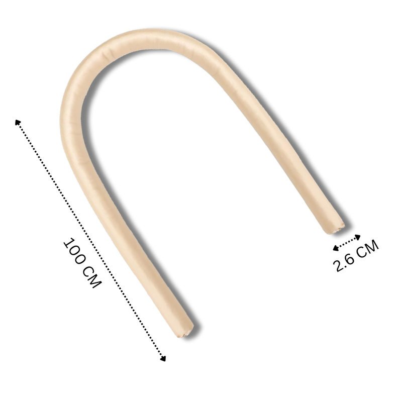 Heatless Curling Rod Headband Ribbon Silk