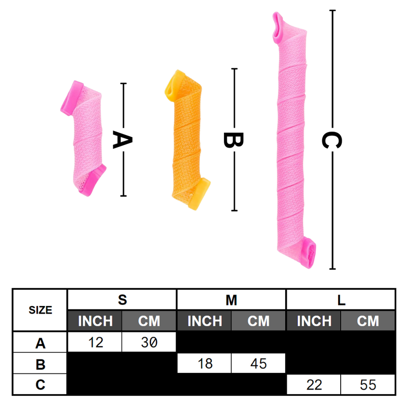 Heatless Curly Hair Roller Kit