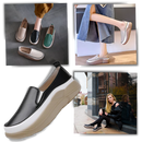 Lightweight Soft Platform Loafers
