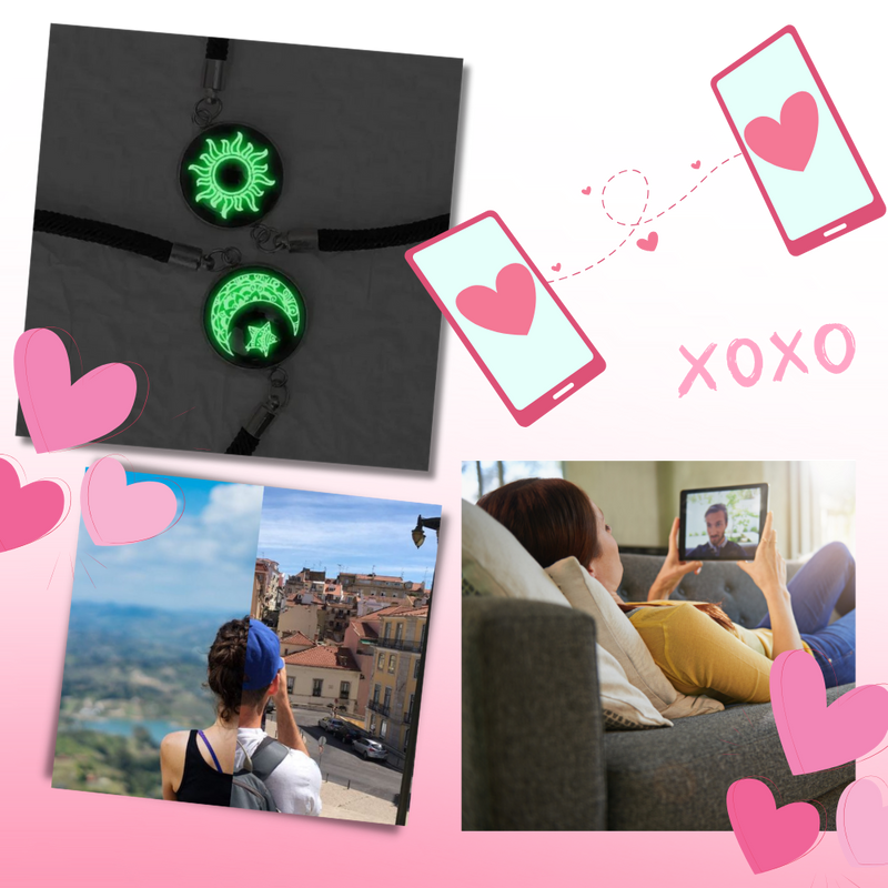 Light Activated Long Distance Bracelets