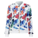 Long Sleeve Flower Bomber Jacket