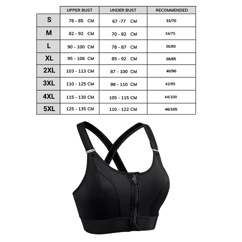 Maximum Support Racerback Sport Bra
