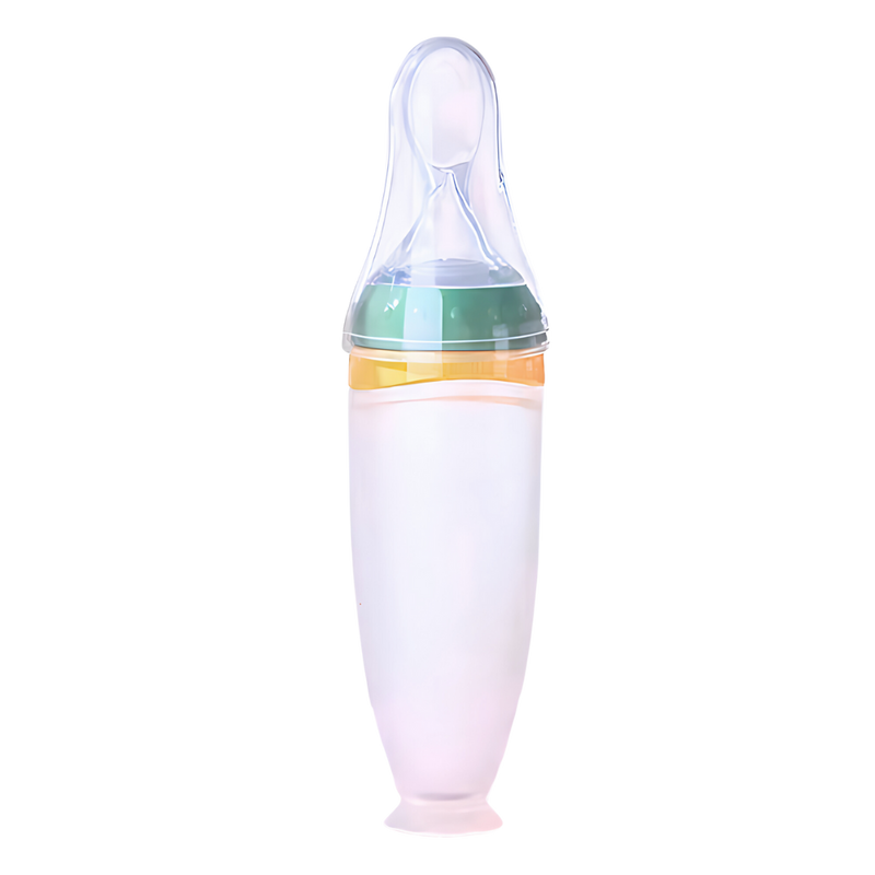 Mess-Free Silicone Spoon Feeding Bottles