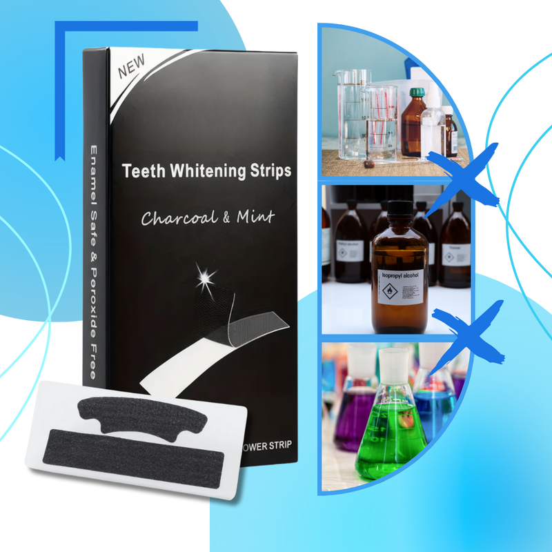 Minty Charcoal Teeth Strips