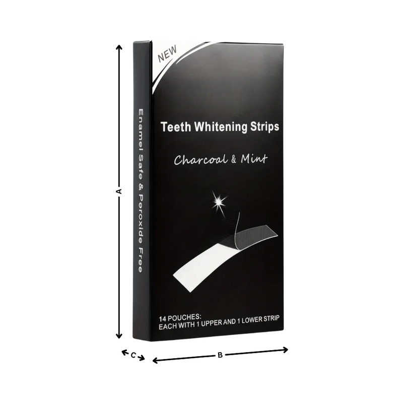 Minty Charcoal Teeth Strips