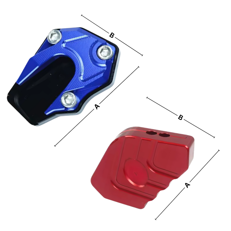 Motorcycle Alloy Kickstand Combo