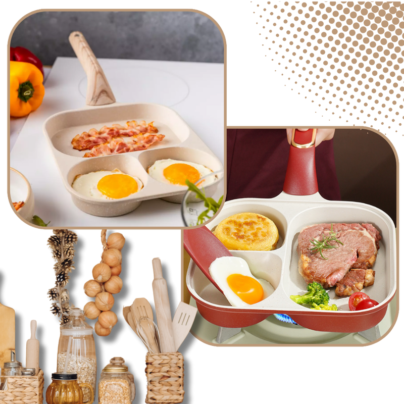 Multi-Section Cooking Pan