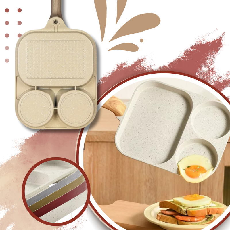 Multi-Section Cooking Pan