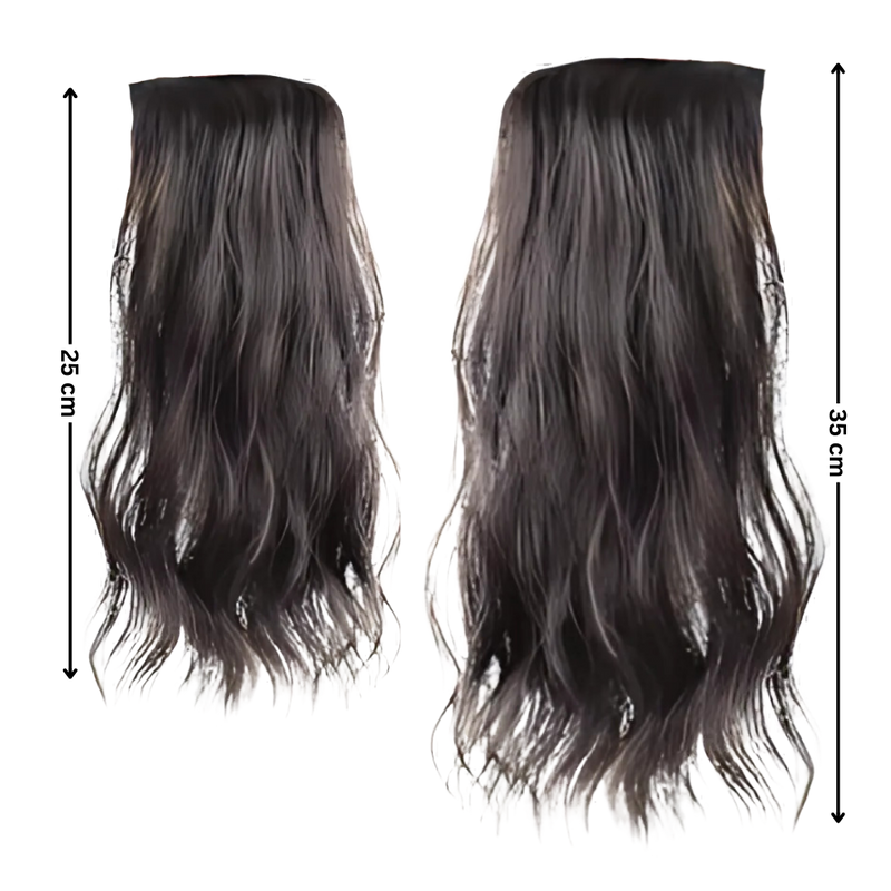 Natural Handwoven Hair Extension Clips