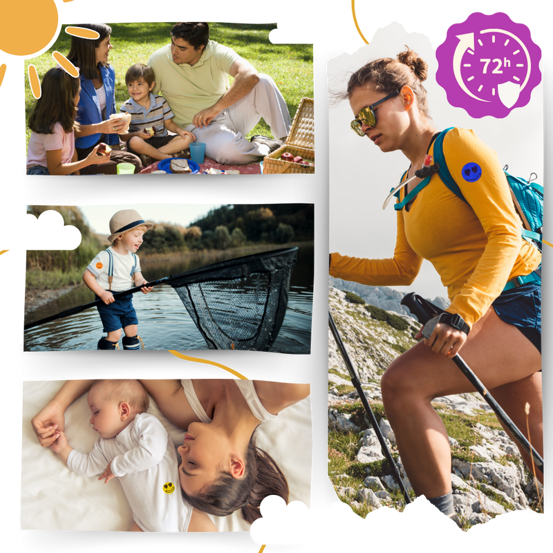 Natural Ingredients Mosquito Repellent Stickers