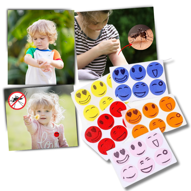 Natural Ingredients Mosquito Repellent Stickers