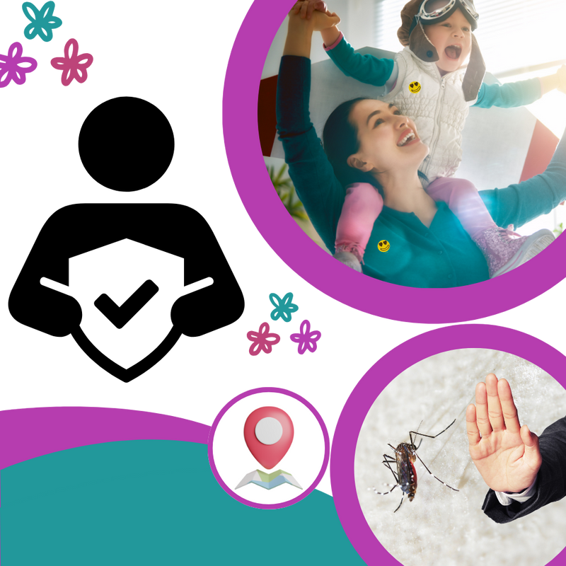 Natural Ingredients Mosquito Repellent Stickers