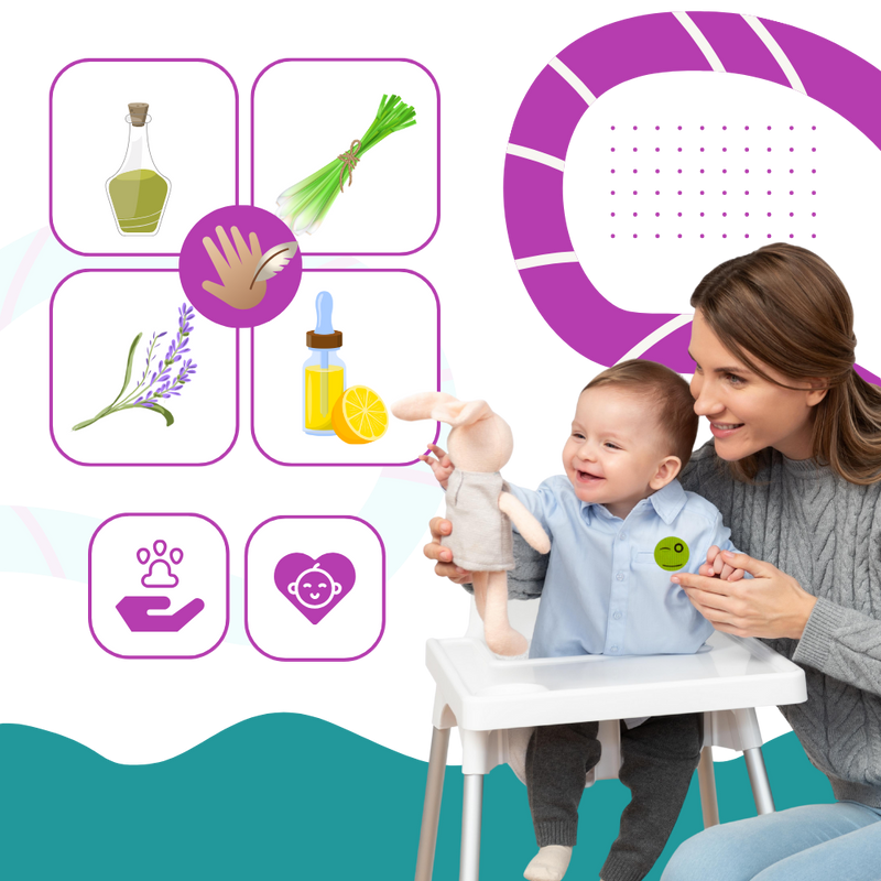 Natural Ingredients Mosquito Repellent Stickers