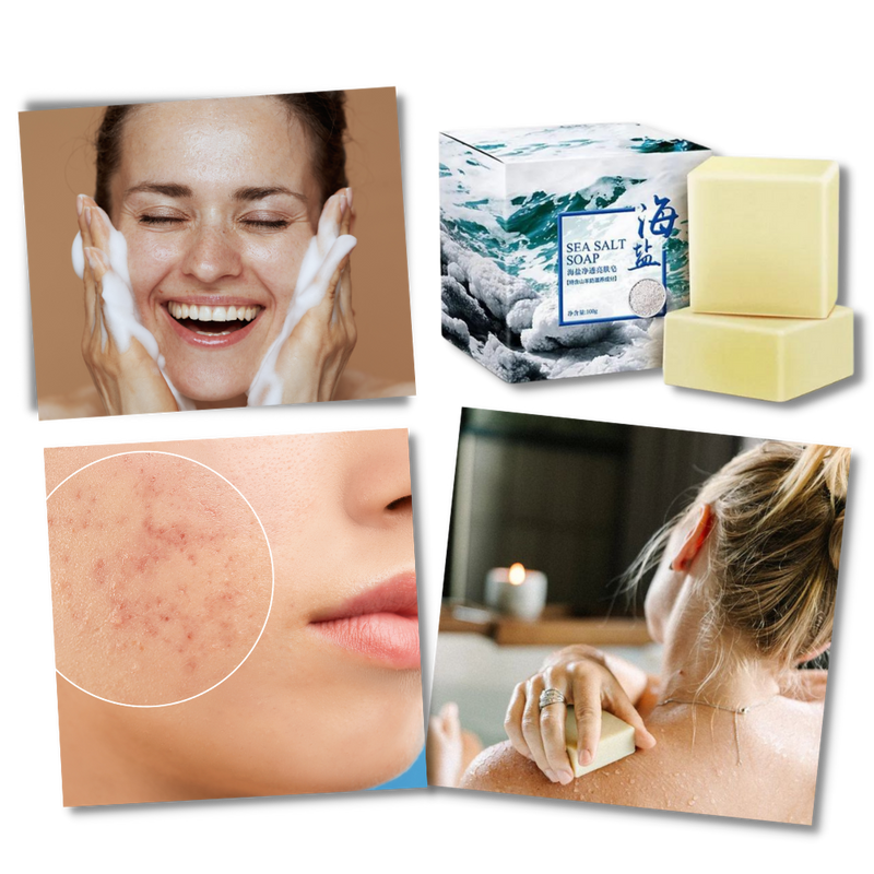 Natural Sea Salt Antiacne Soap