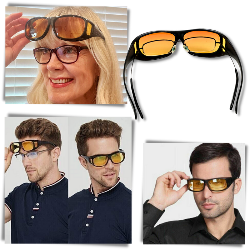 Night driving clarity glasses