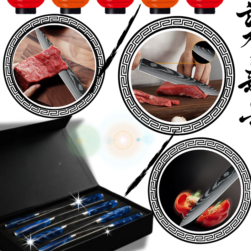 Atlantic Blue Japanese Knives