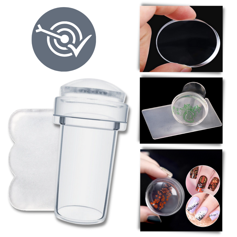 Perfect Symmetry Transparent Nail Art Tool