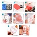 Perfect Symmetry Transparent Nail Art Tool