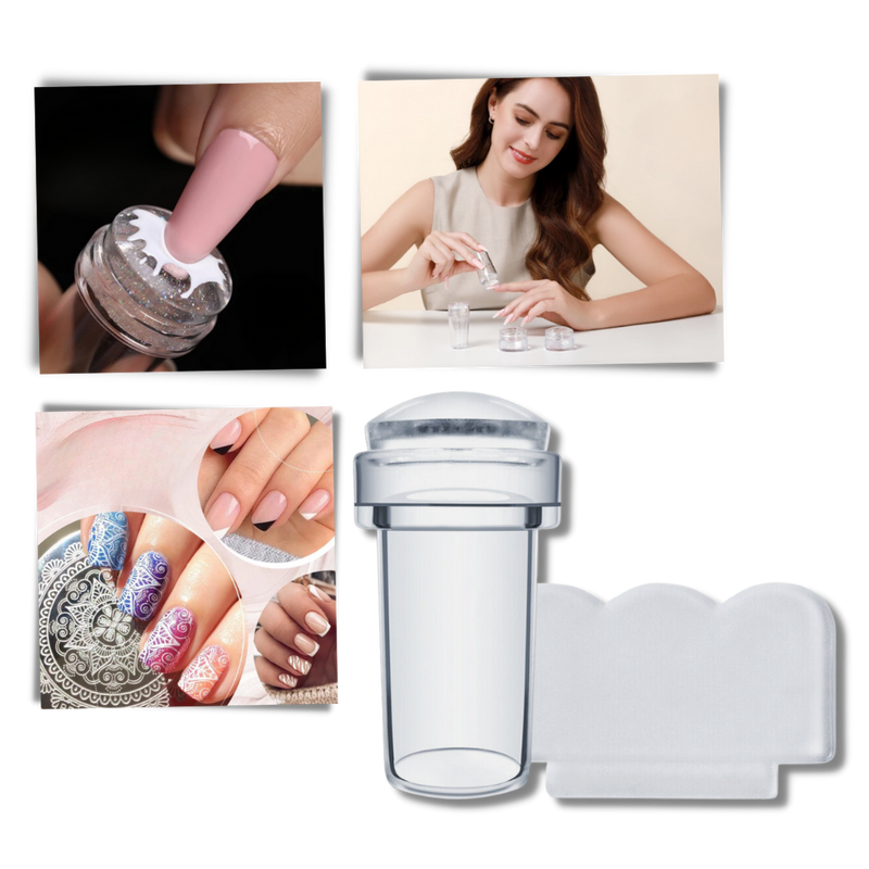 Perfect Symmetry Transparent Nail Art Tool