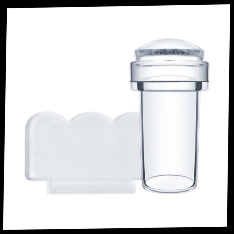 Perfect Symmetry Transparent Nail Art Tool