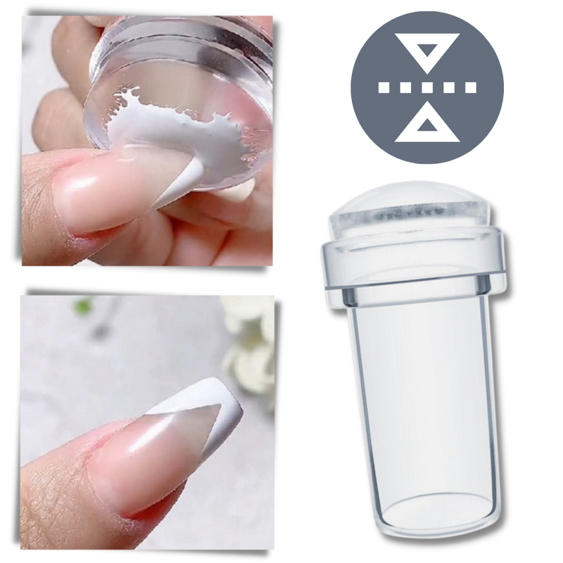 Perfect Symmetry Transparent Nail Art Tool
