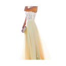 Prairie Chic Lace Chiffon Dress