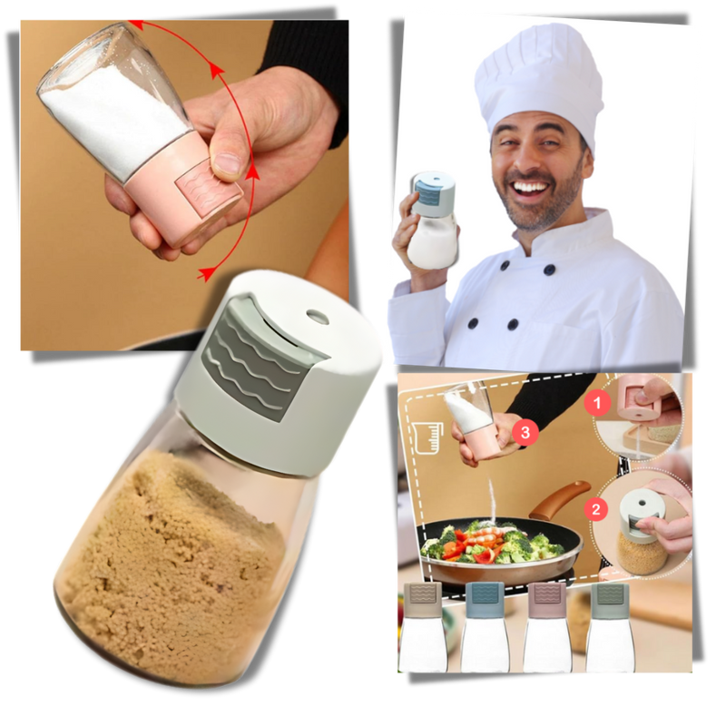 Precise Control Salt and Pepper Shakers