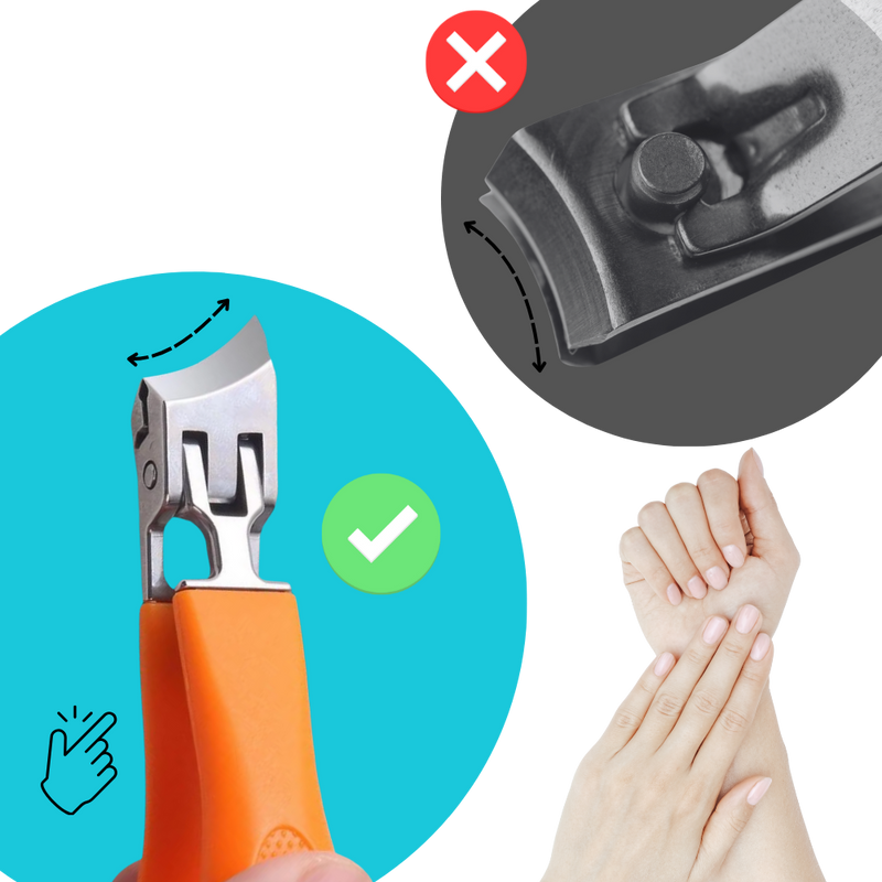 Precision Grip Wide-Jaw Nail Clipper