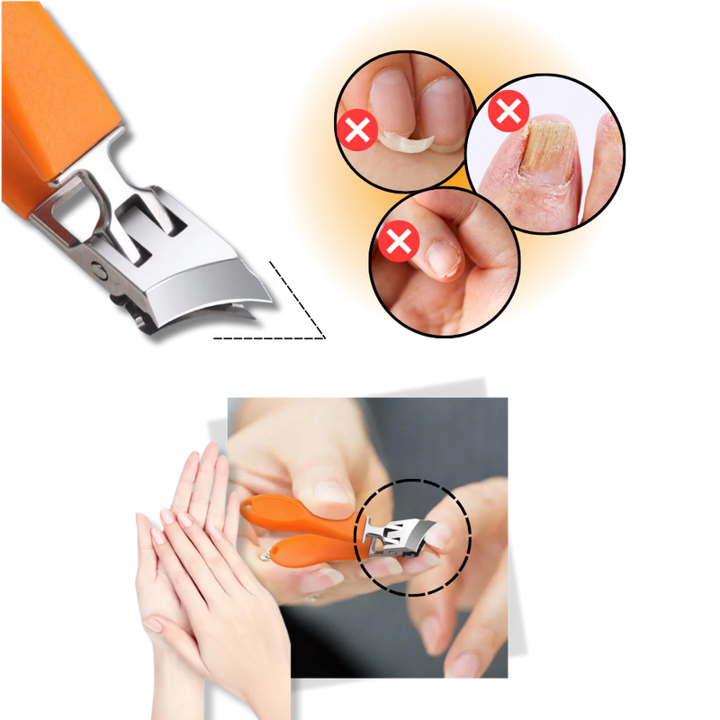 Precision Grip Wide-Jaw Nail Clipper