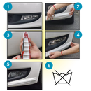 Reflective Car Bumper Protector Strips