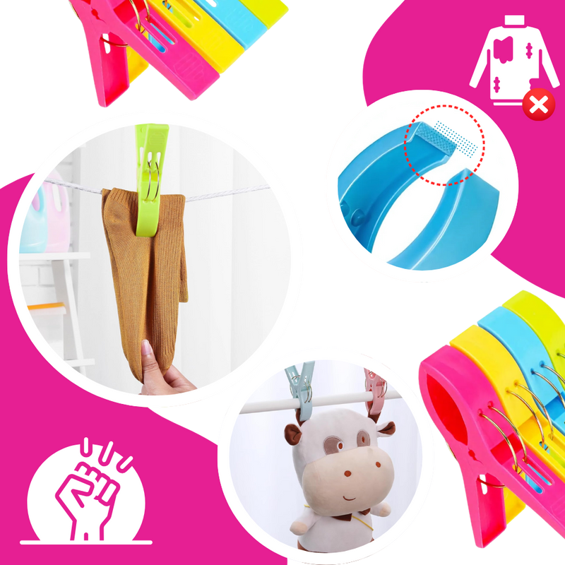 Rounded Jaw Multipurpose Clips