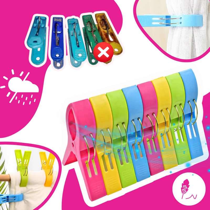 Rounded Jaw Multipurpose Clips