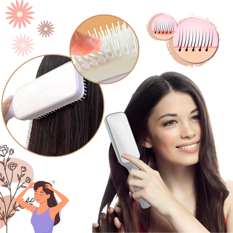 Scalp Massage Self-Cleaning Hair Brush