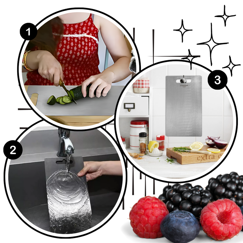 Scratch Resistant Titanium Cutting Board