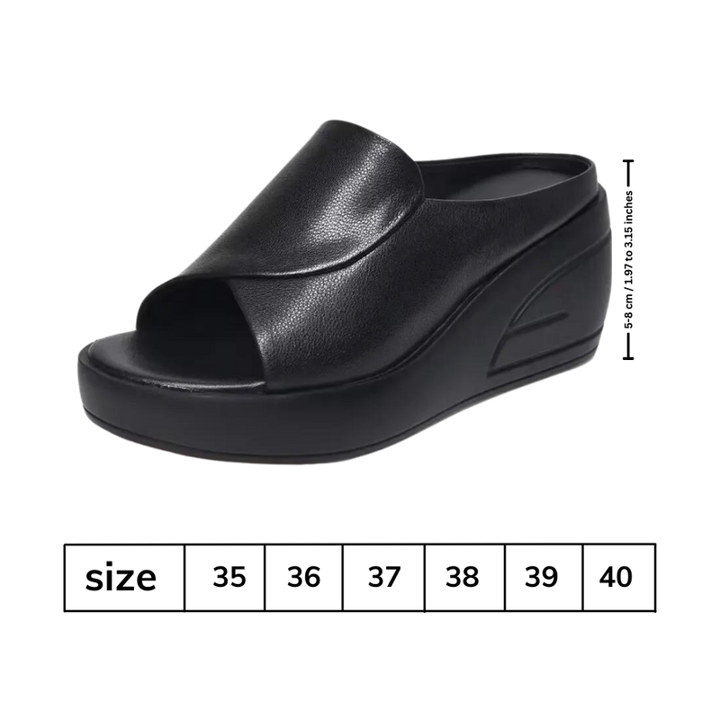 Shock Absorption Orthopedic Heeled Sandals