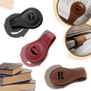 Sleek Personalized Magnetic Leather Bookmark