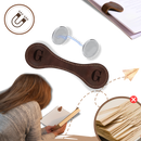 Sleek Personalized Magnetic Leather Bookmark