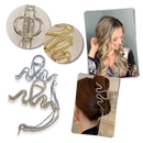 Snake Tassel Claw clip for hair