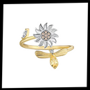 Sunflower Spinner Ring