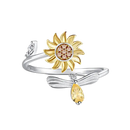 Sunflower Spinner Ring