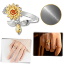 Sunflower Spinner Ring